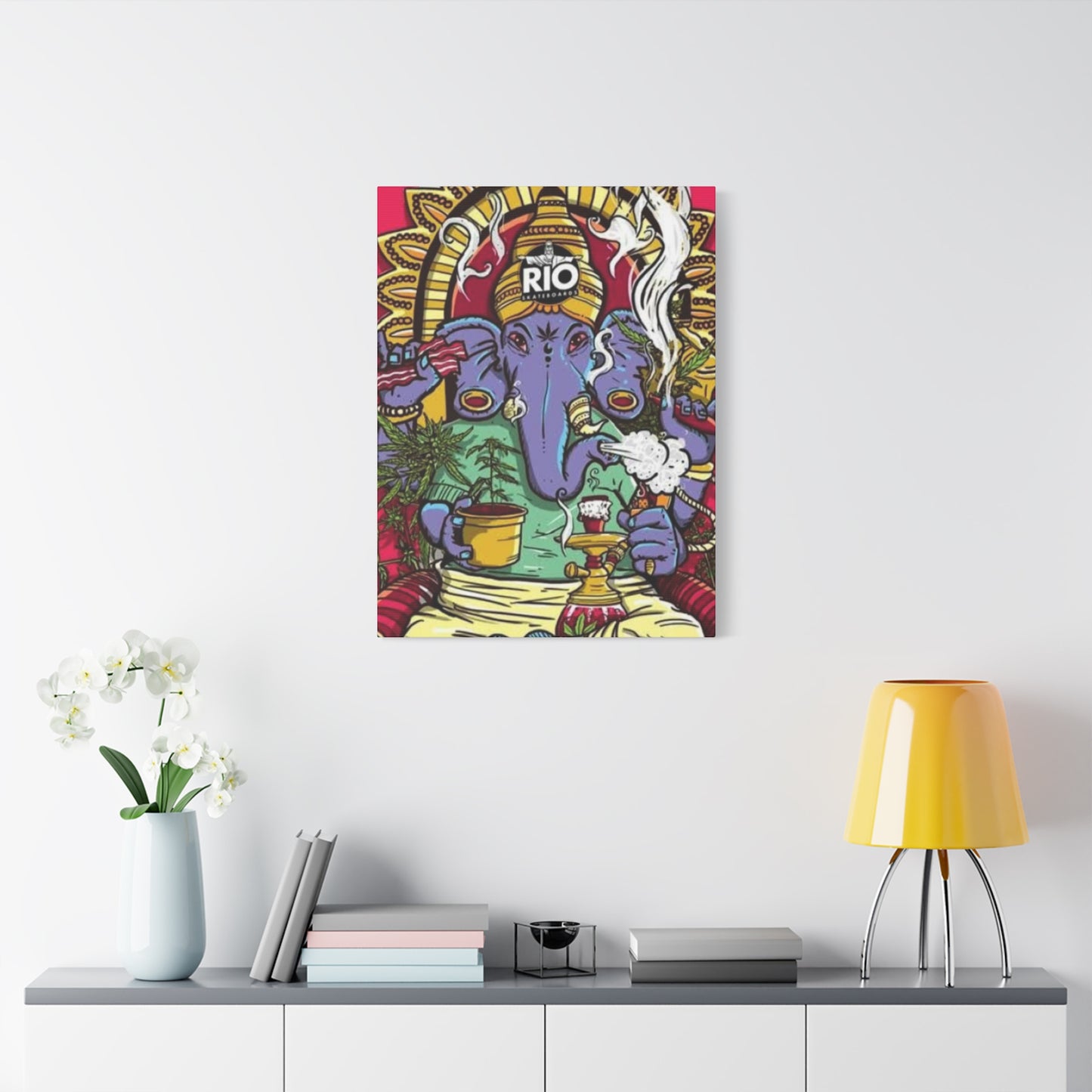 Hukkah Poster Marijuana Wall Art & Canvas Prints