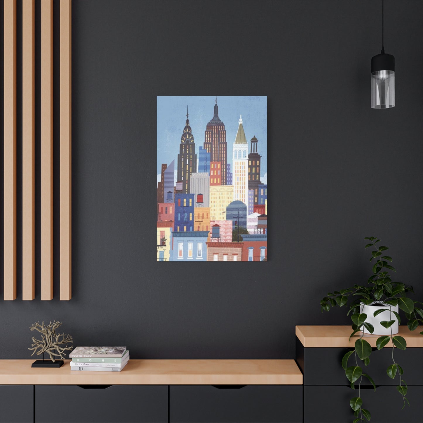 Manhattan Poster New York City Skyline Wall Art & Canvas Prints