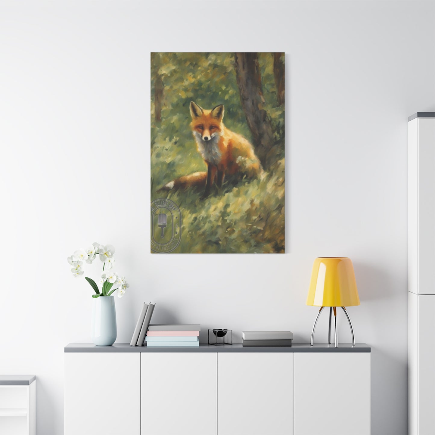 The Abstract Red Fox Portrait Wall Art & Canvas Prints