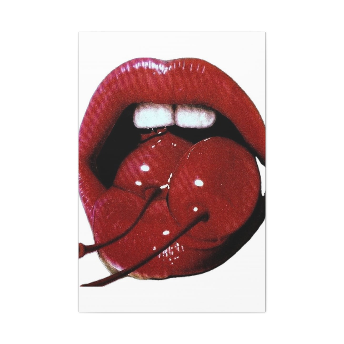 Cherry Lips Wall Art & Canvas Prints