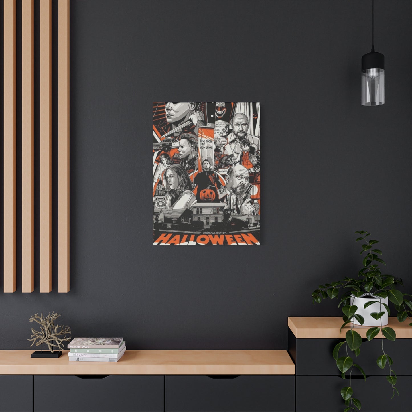 Halloween Horror Movie Poster Wall Art & Canvas Prints