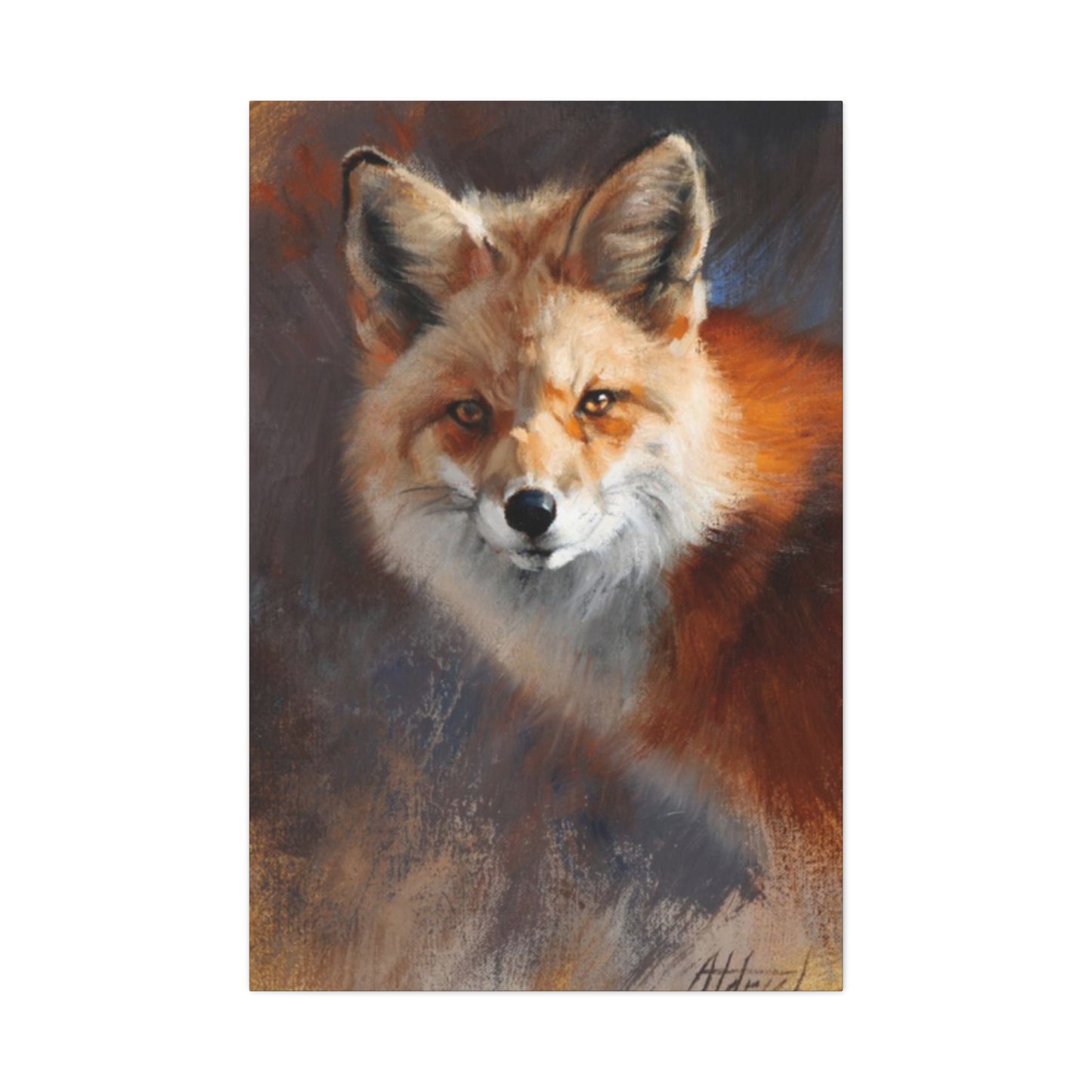 The Abstract Red Fox Portrait Wall Art & Canvas Prints