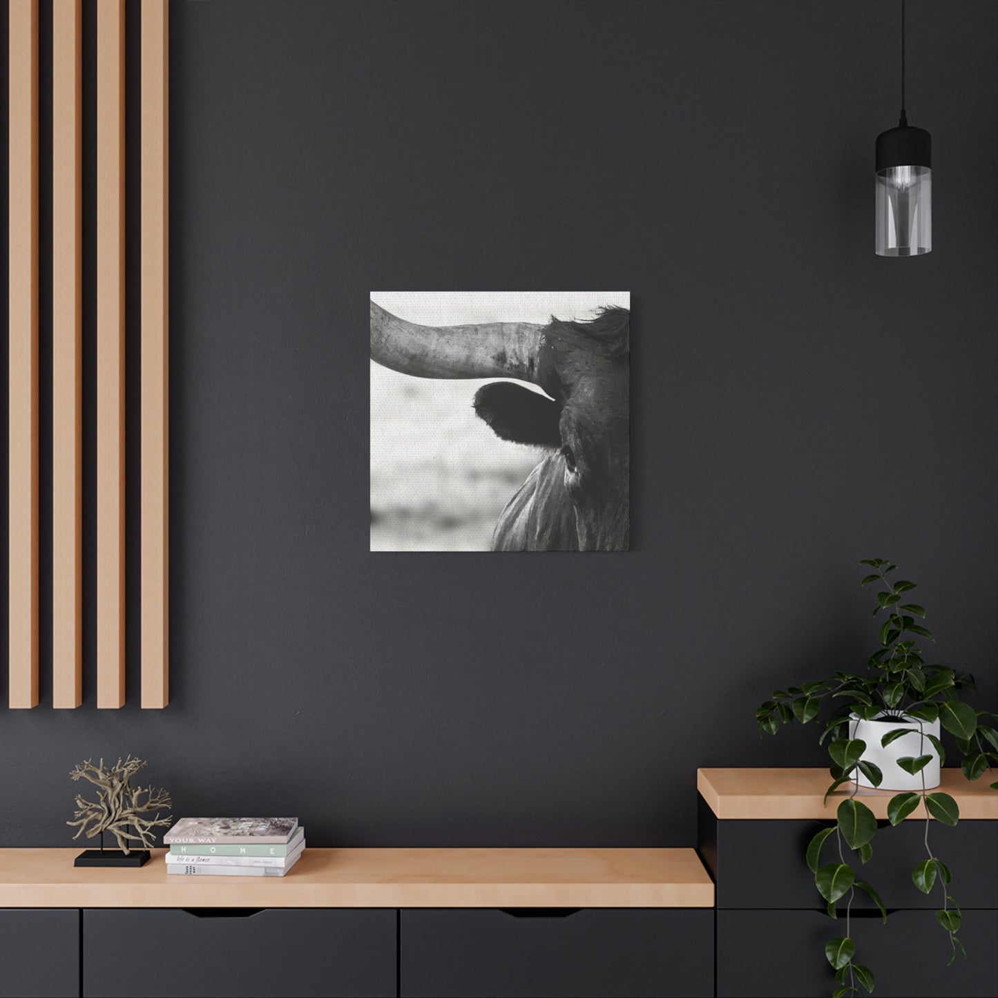 Close Up Of Long Horn Wall Art & Canvas Prints