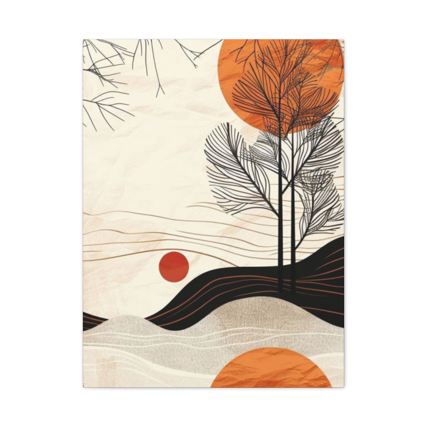 Minimalist Art Nouveau Landscape Modernism Wall Art & Canvas Prints