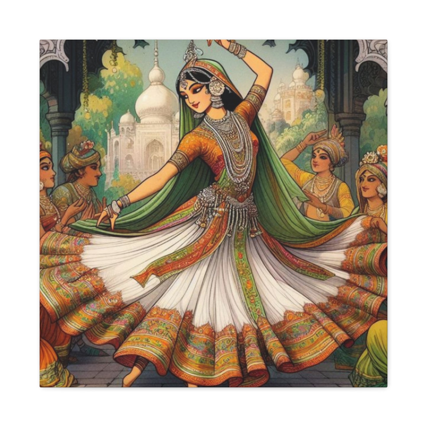 Indian Queen Dancing Wall Art & Canvas Prints