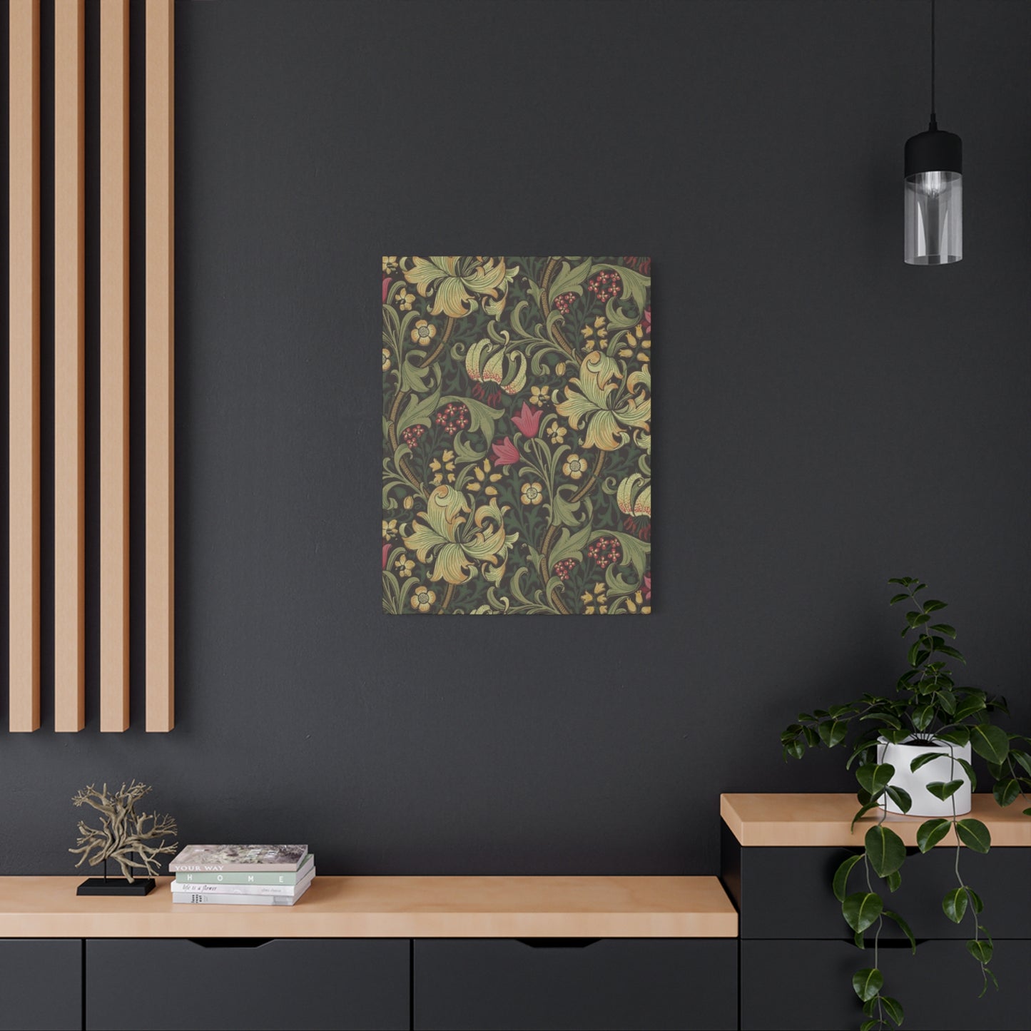 Olive Green Texture Leaves Garden Prints Wall Art & Canvas Prints