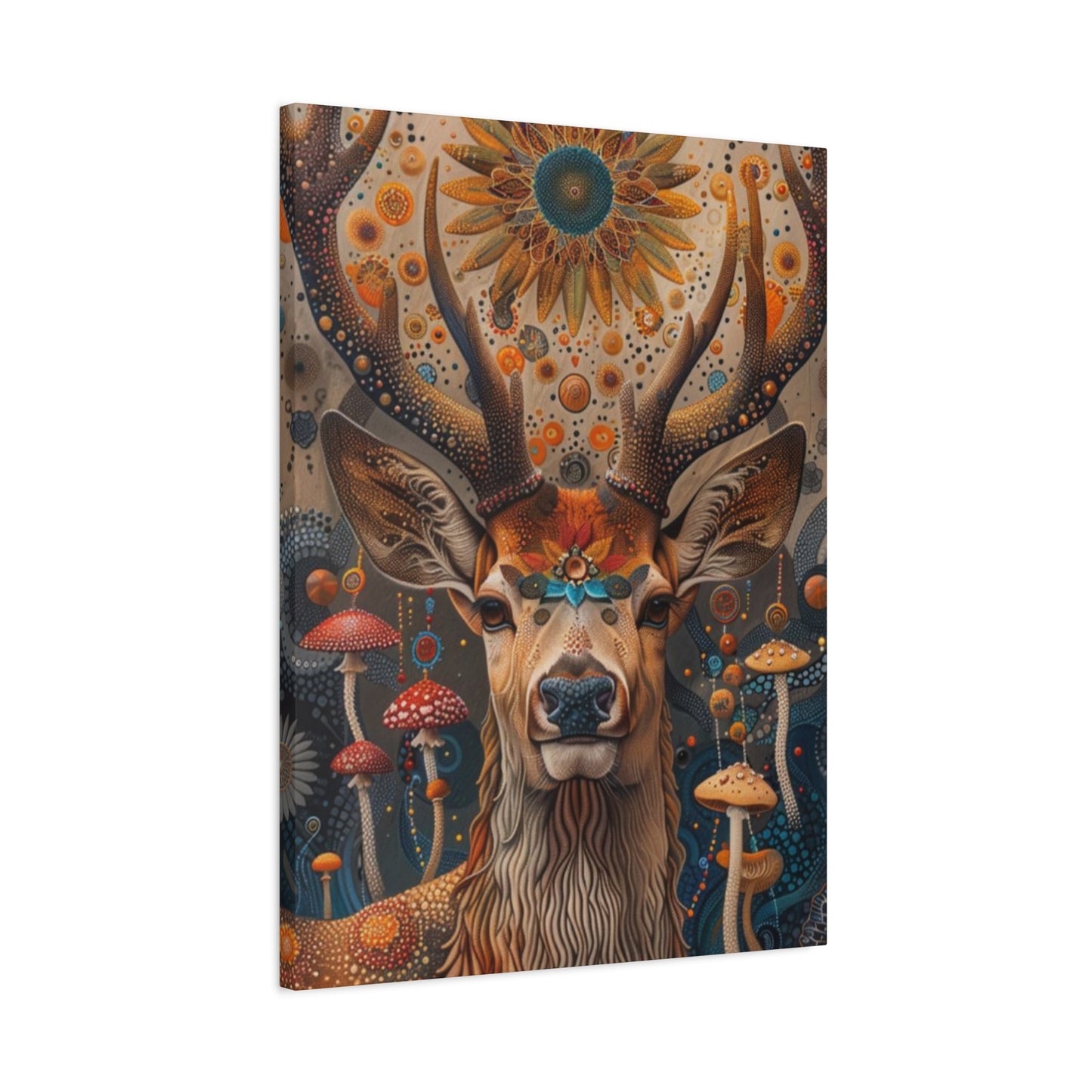 Deer & Mushroom Wall Art & Canvas Prints