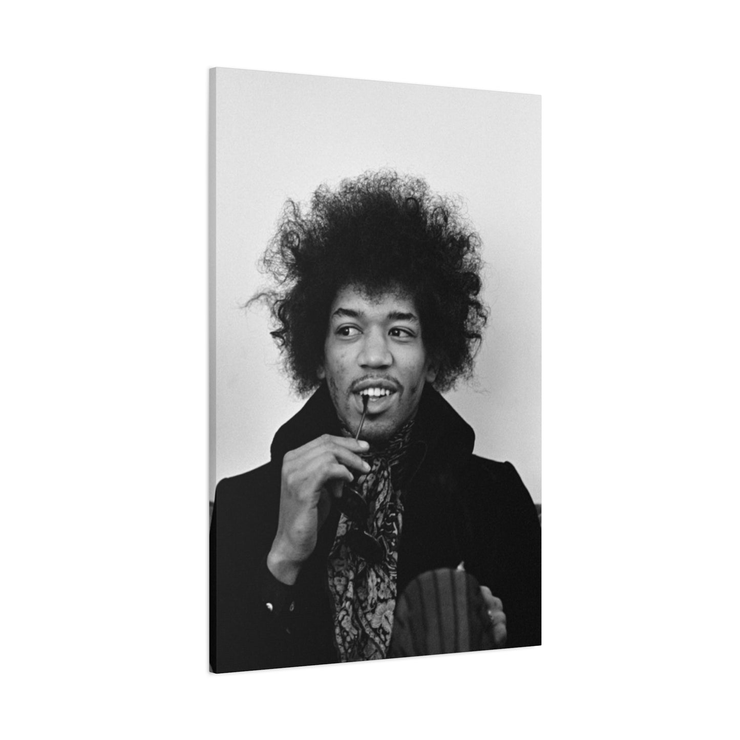 Monochrome Jimi Hendrix Poster Wall Art & Canvas Prints