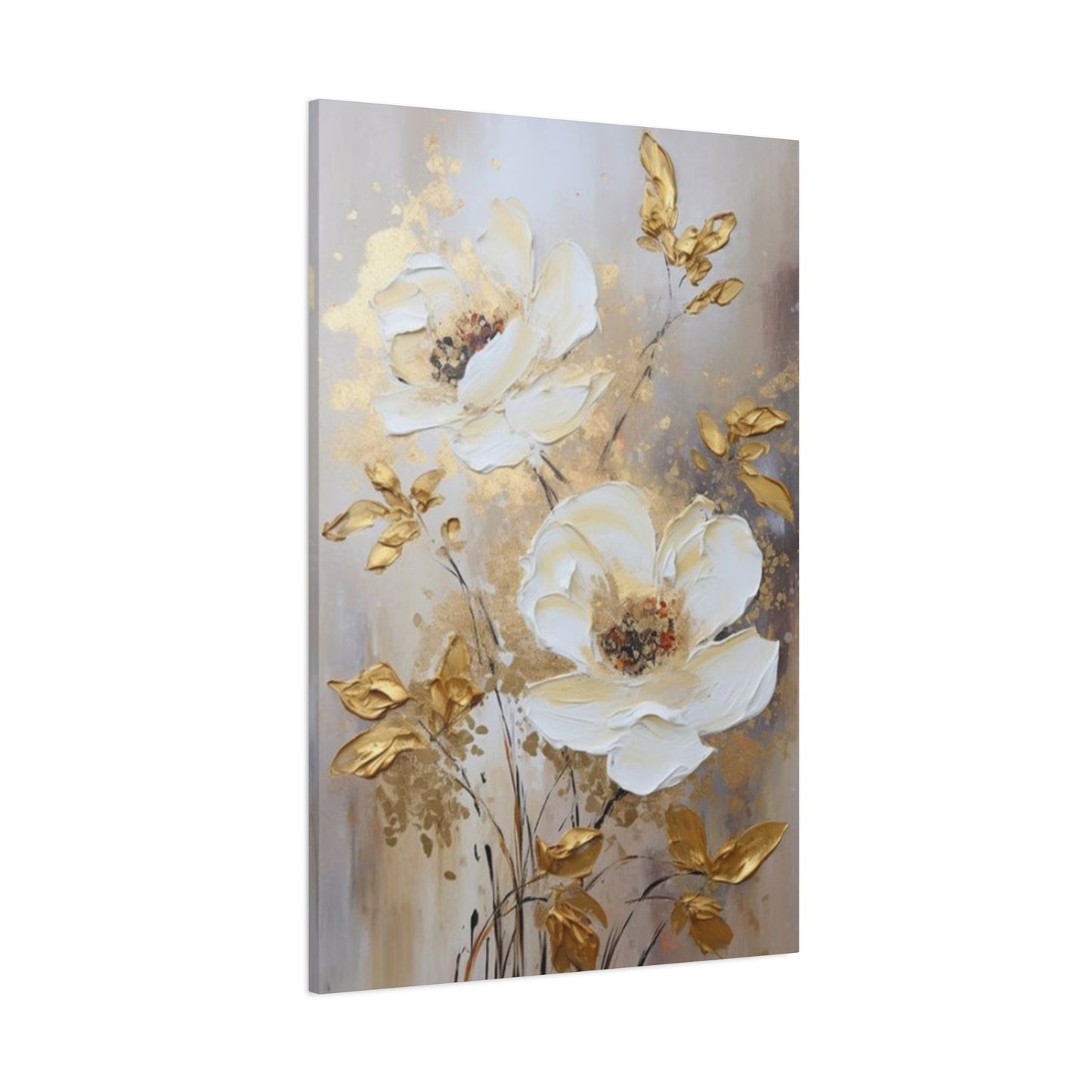 Golden Flower Wall Art & Canvas Prints