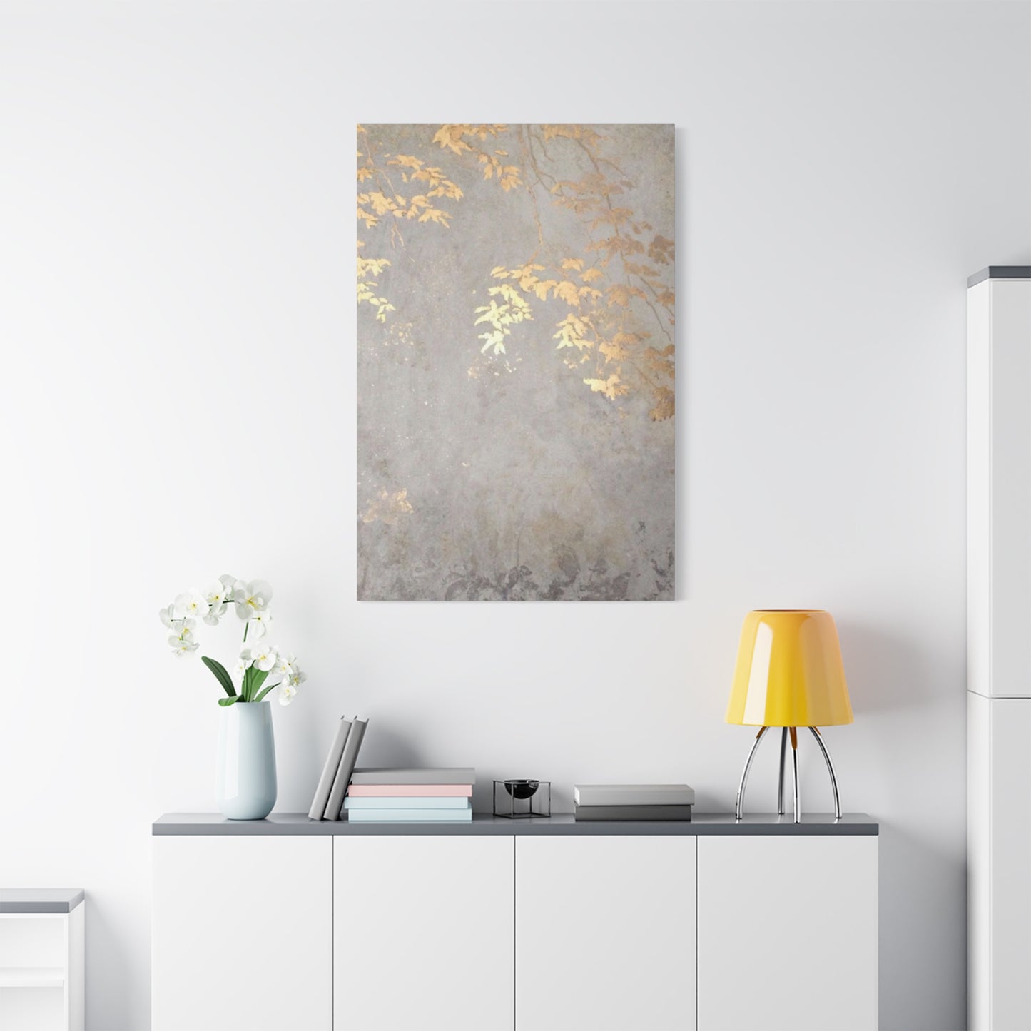 Golden Abstract Wall Art & Canvas Prints