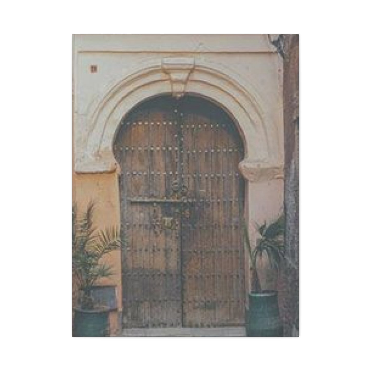 Big Door Architecture Moroccan Wall Art & Canvas Prints