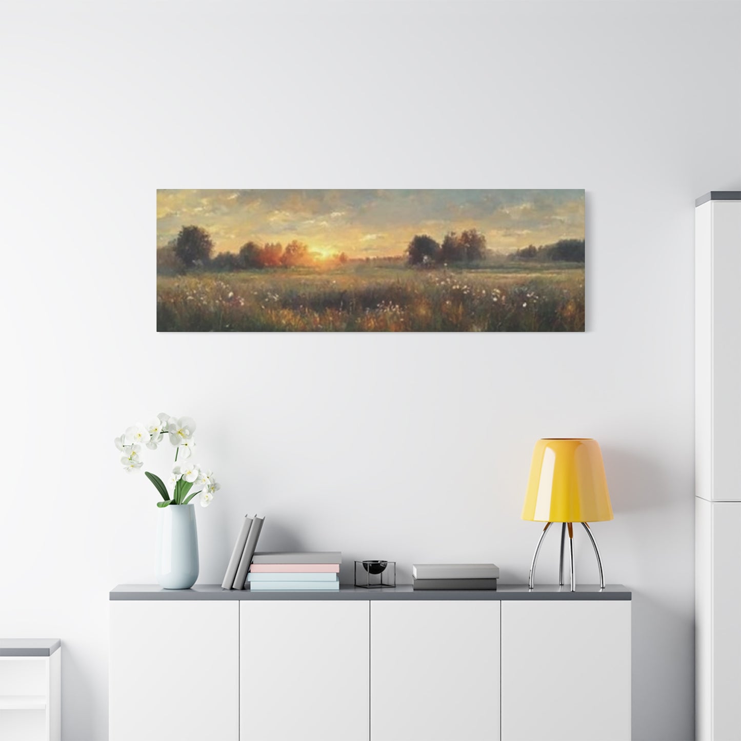 Sunrise In Lush Green Wildlife Panoramas Wall Art & Canvas Prints