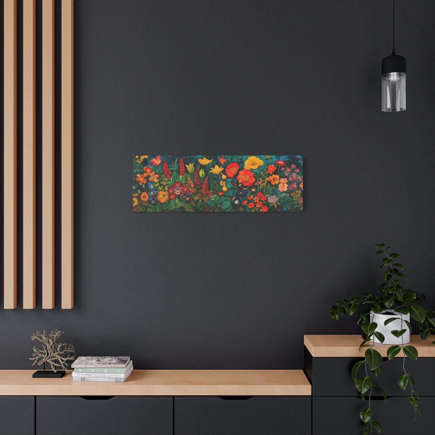 Flower Painting Panoramas Wall Art & Canvas Prints