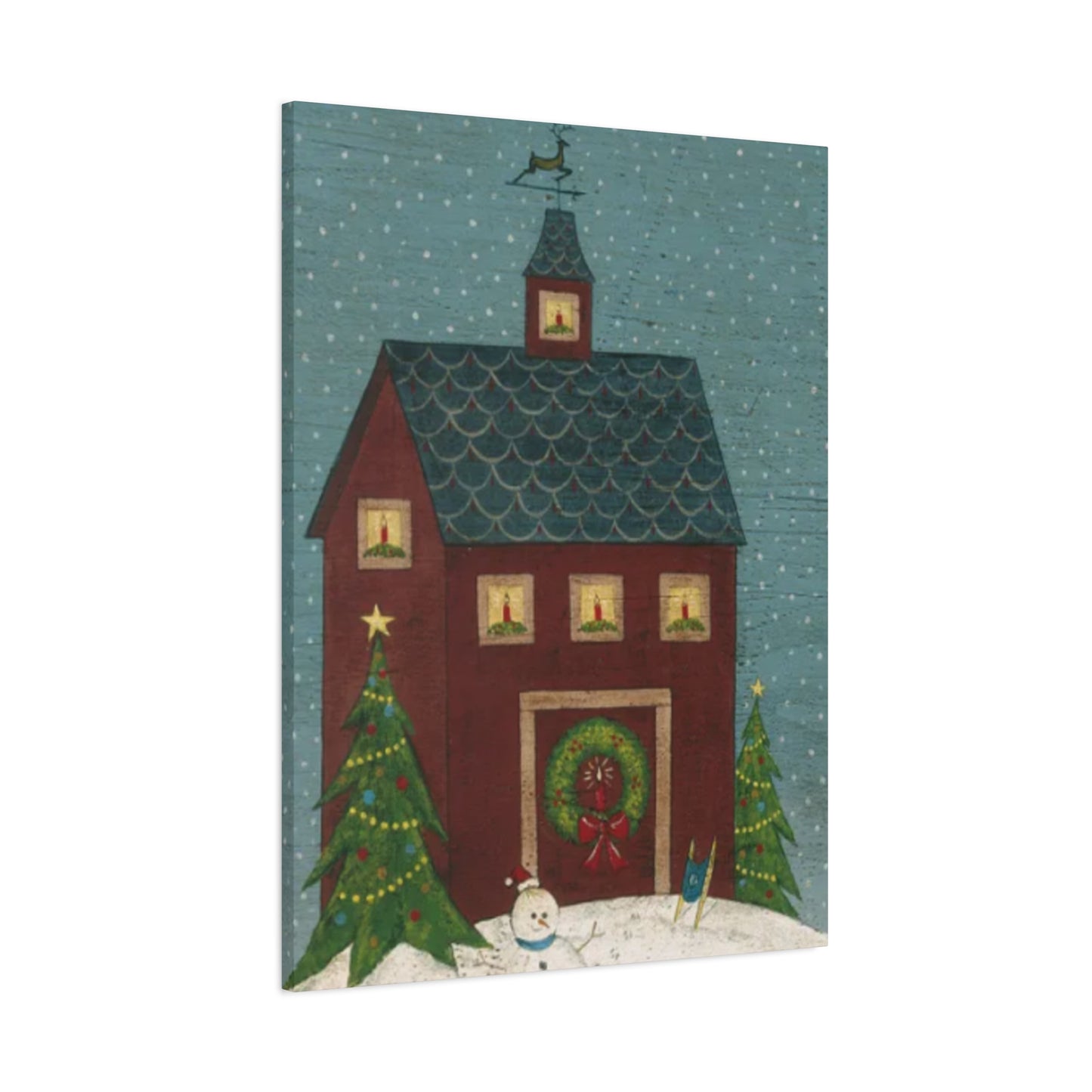 Christmas House Kimble Warren Wall Art & Canvas Prints