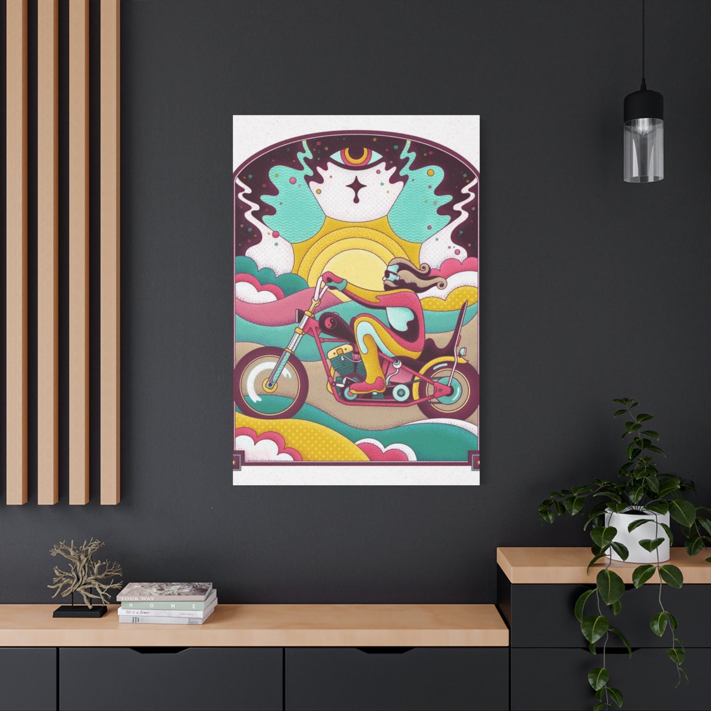 Bomber Bike Poster Motorcycle Wall Art & Canvas Prints