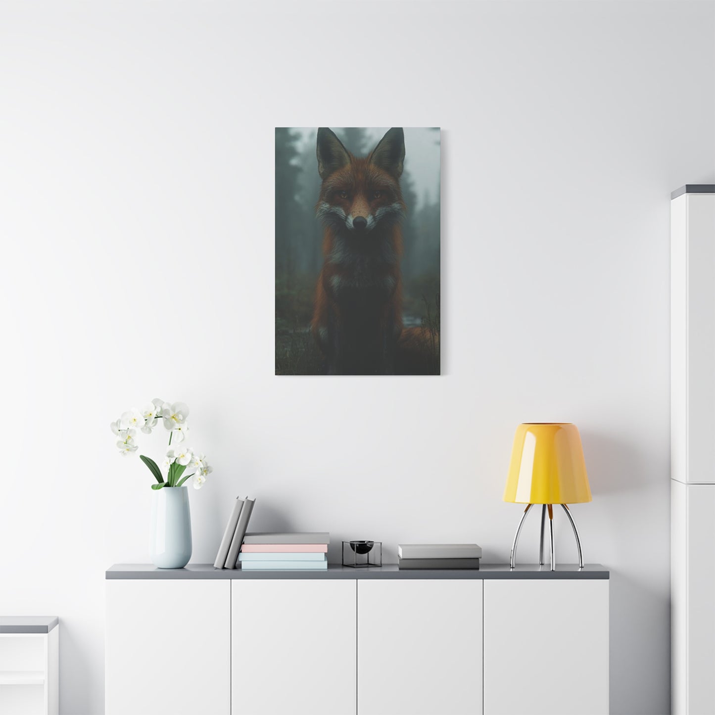 Fox in Forest Wall Art & Canvas Prints