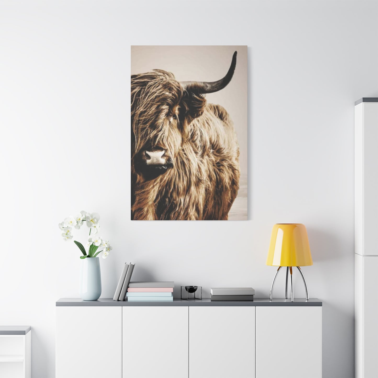 Wild Hairy Bull Longhorn Wall Art & Canvas Prints