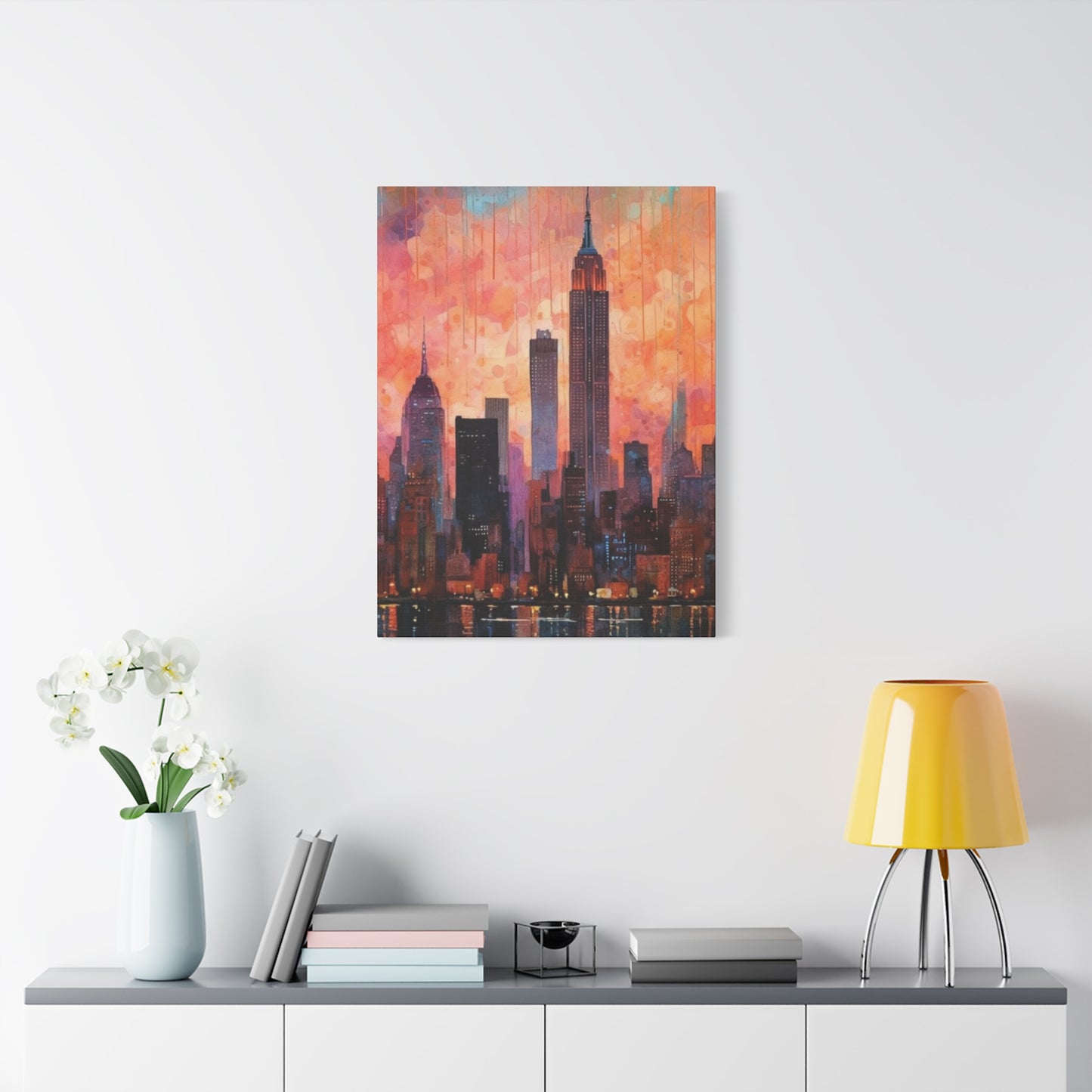 Painting Of New York City Skyline Wall Art & Canvas Prints