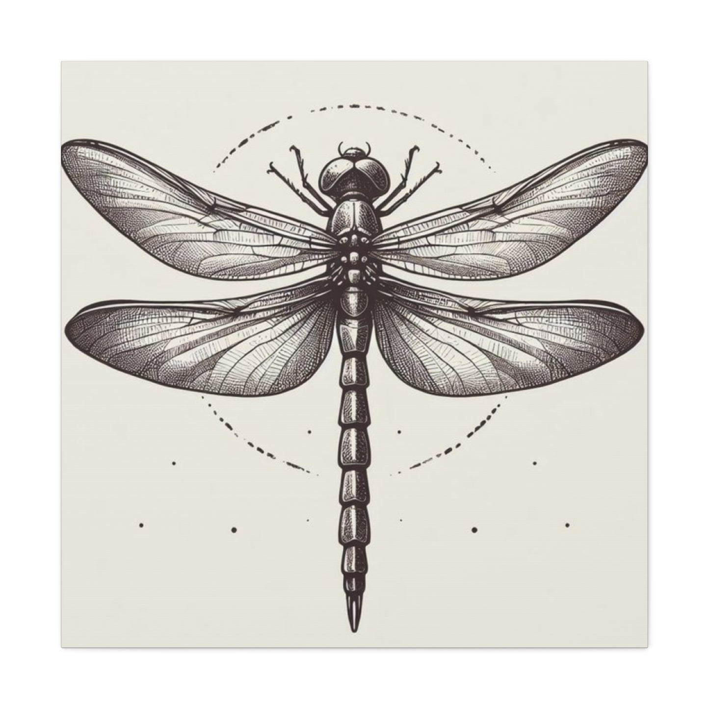 Vintage Picture Dragonfly Wall Art & Canvas Prints