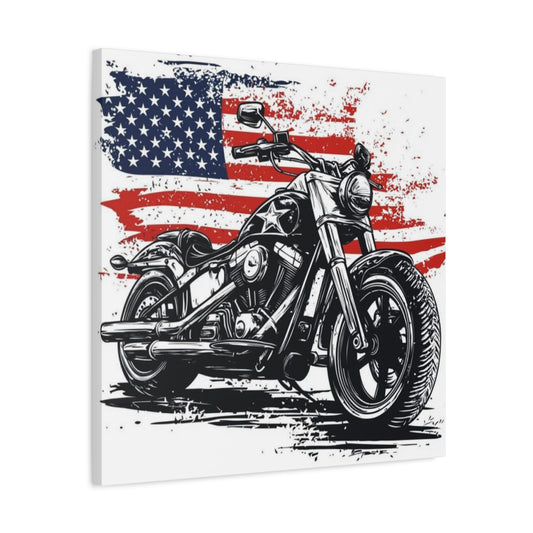 American Harley Davidson Poster Motorcycle Wall Art & Canvas Prints