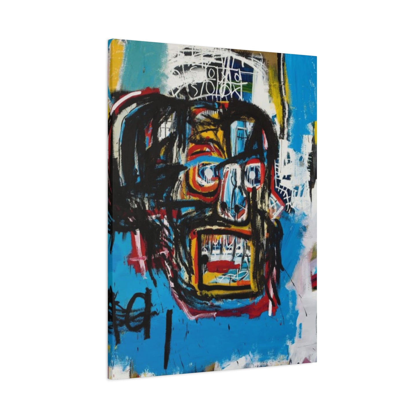 Scary Face Abstract Modernism Wall Art & Canvas Prints