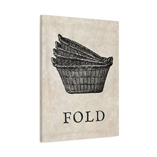 Fold Poster Laundry Wall Art & Canvas Prints