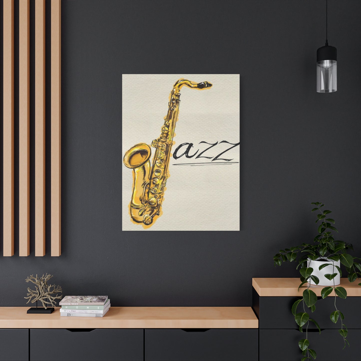 Saxophone Painting Jazz Wall Art & Canvas Prints