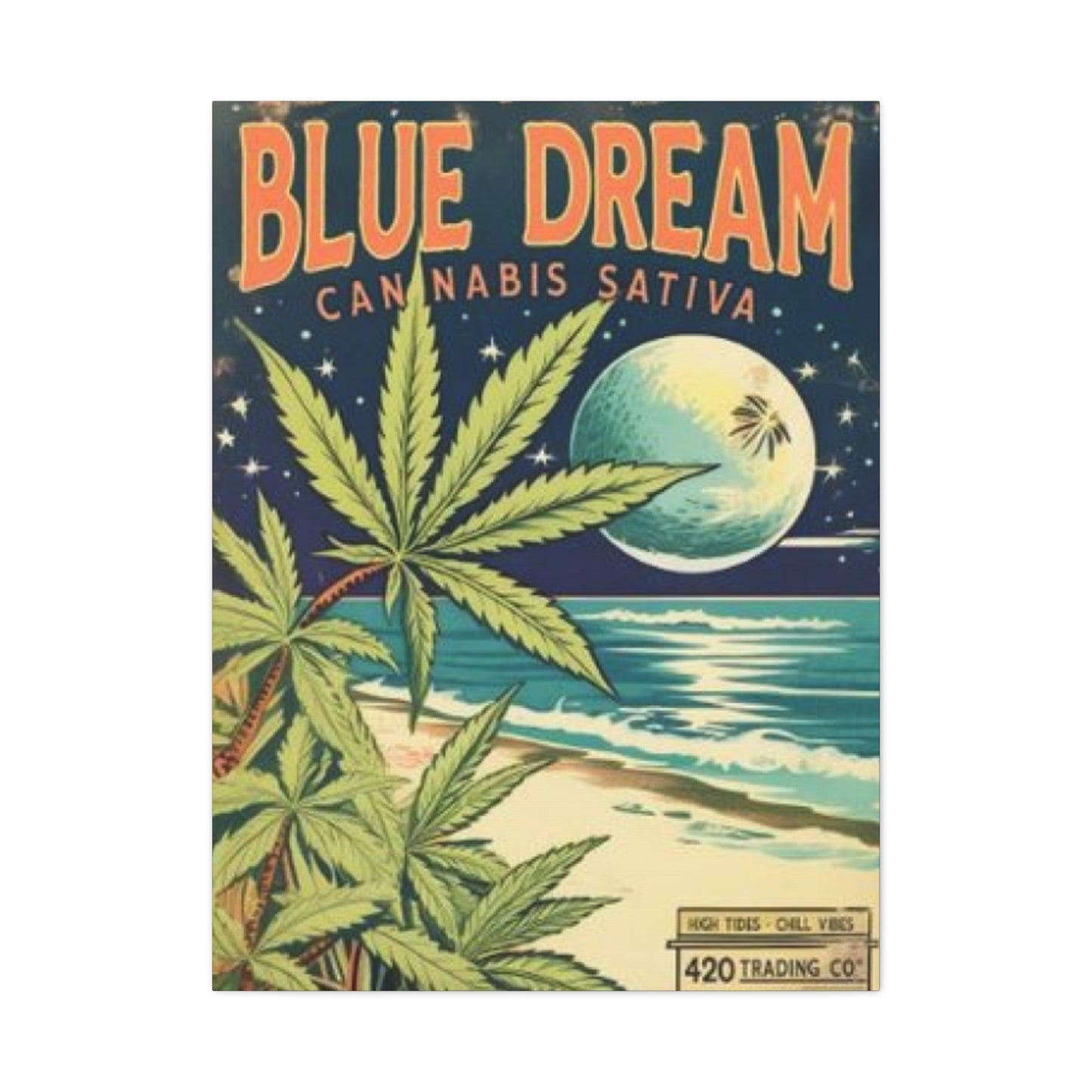 Blue Dream Marijuana Wall Art & Canvas Prints