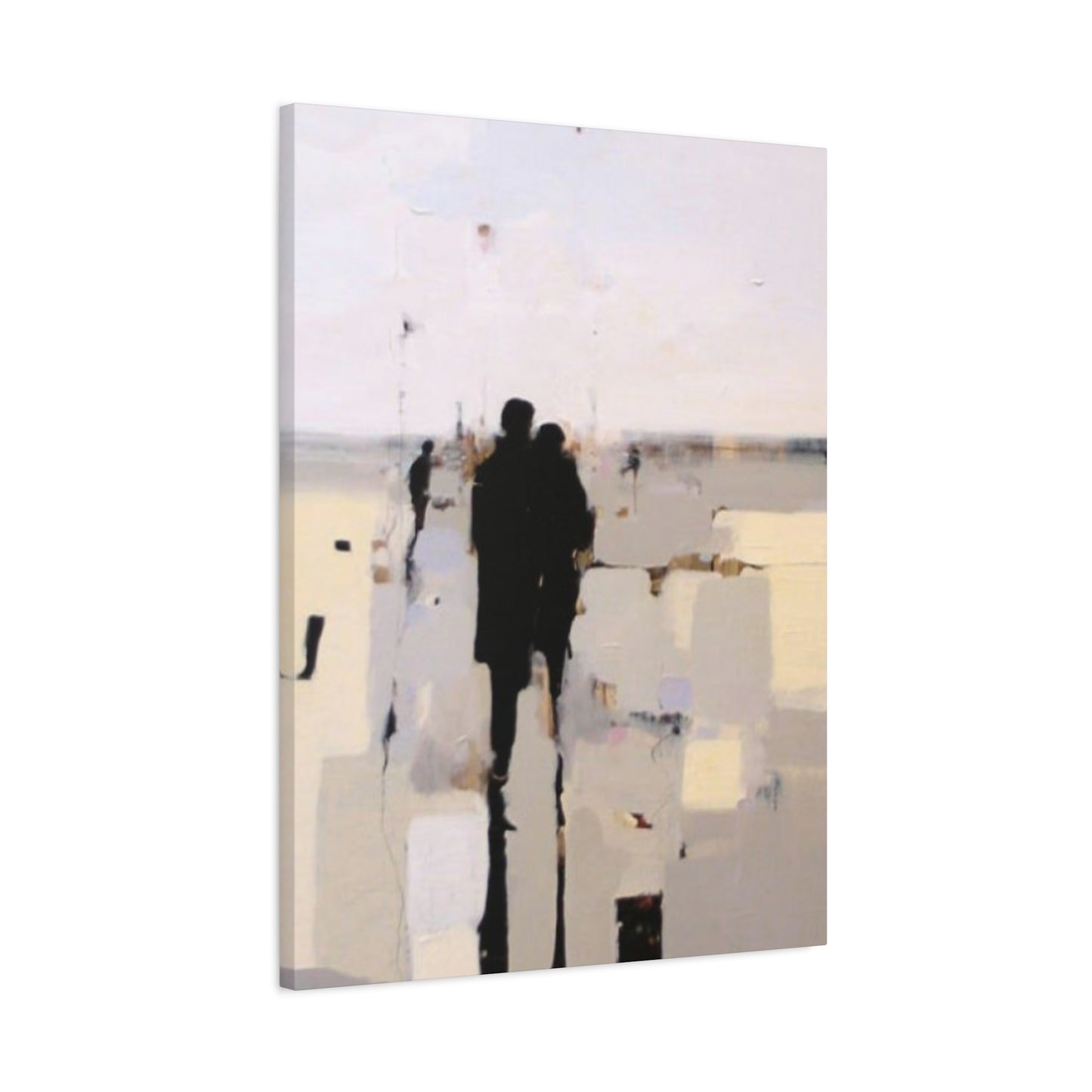 Couple Oil Painting Modernism Wall Art & Canvas Prints