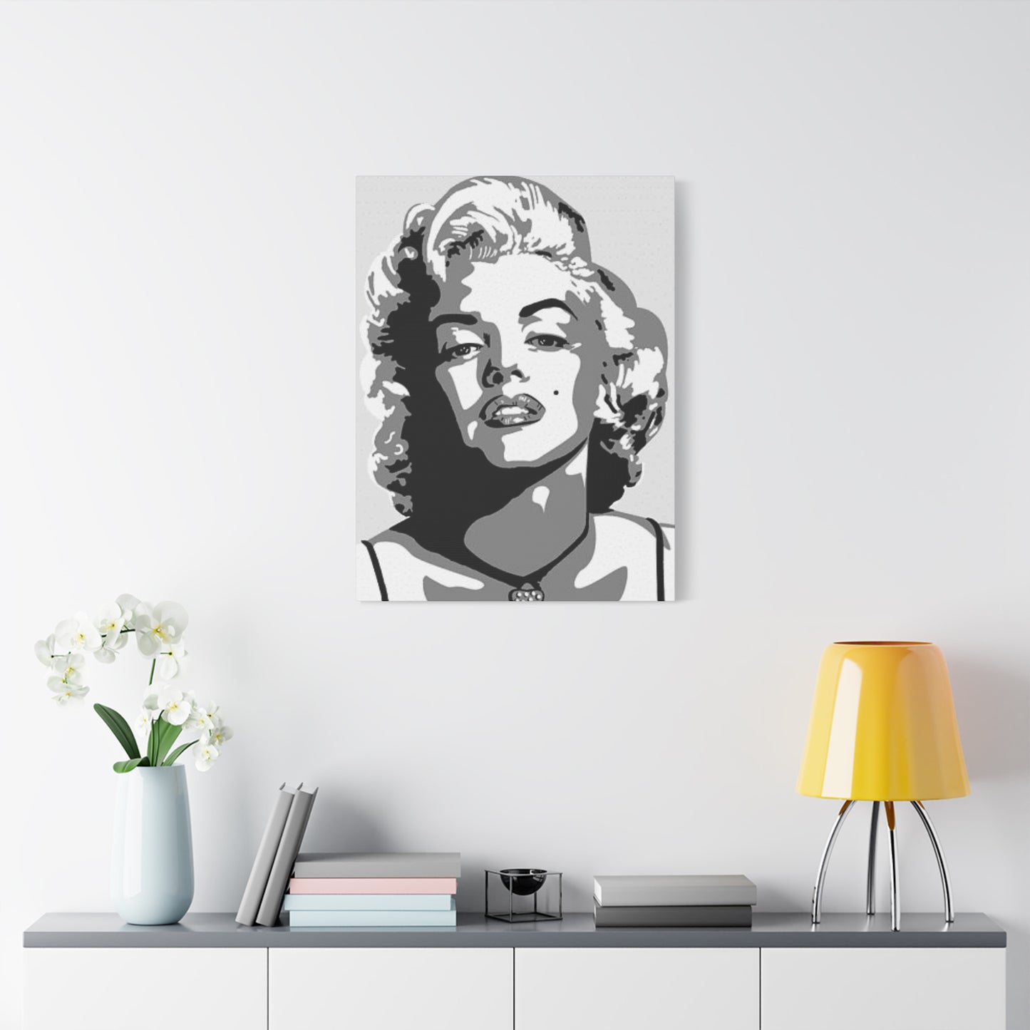 Beautiful Marilyn Monroe Candid Drawing Wall Art & Canvas Prints