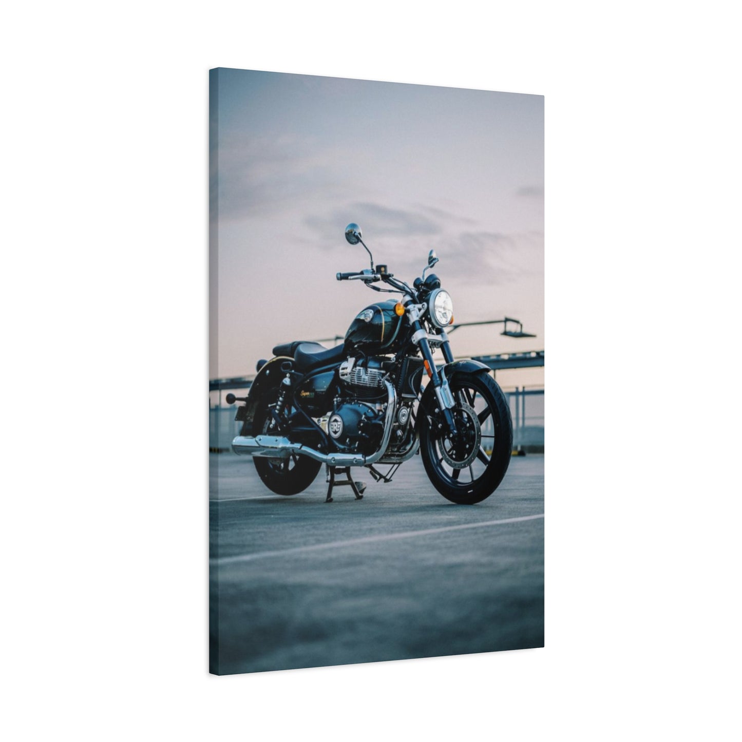 Classic Retro Indian Motorcycle Wall Art & Canvas Prints