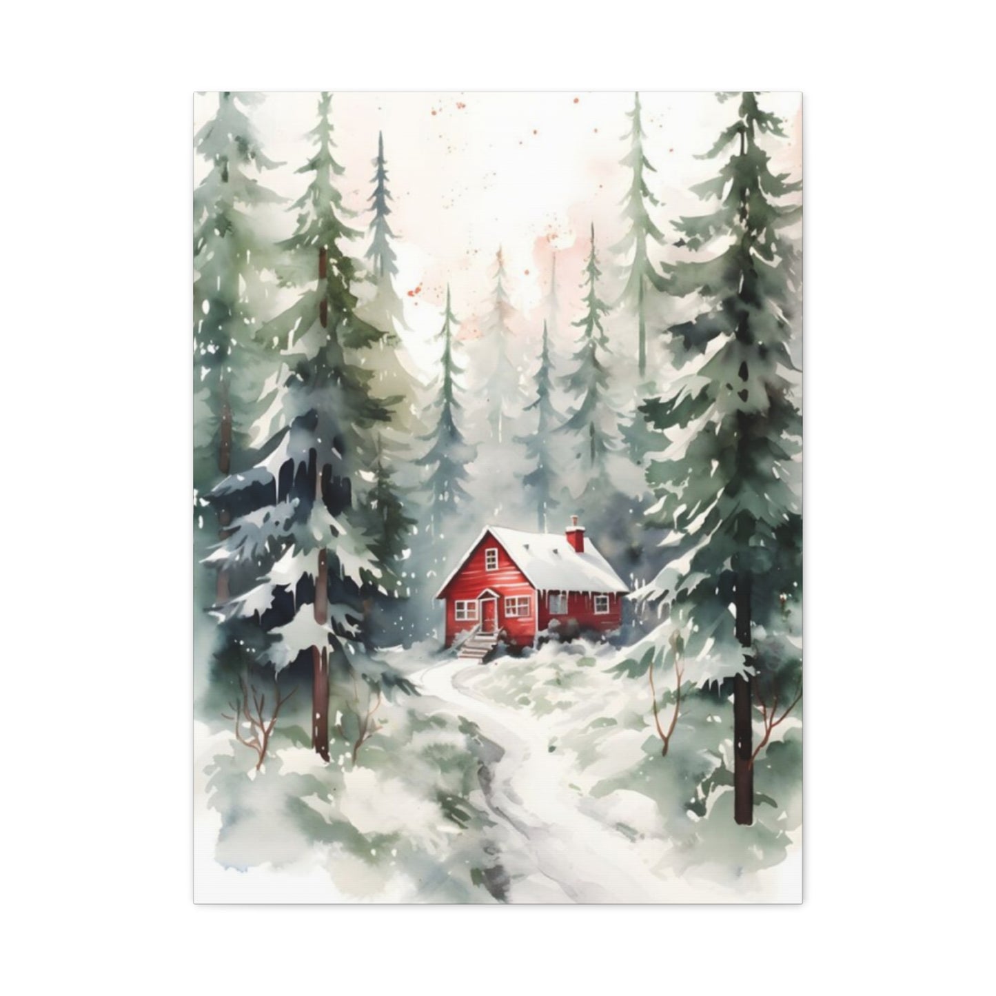 Red House In Wild Wall Art & Canvas Prints