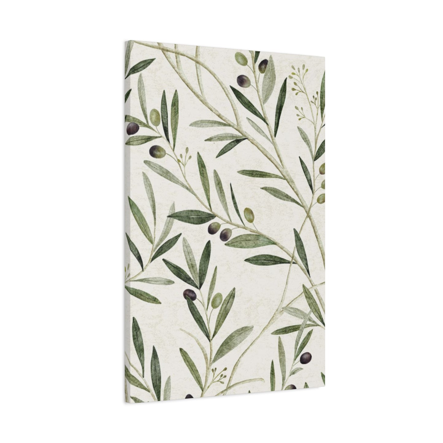 Olive Green Plant Leaves Wall Art & Canvas Prints