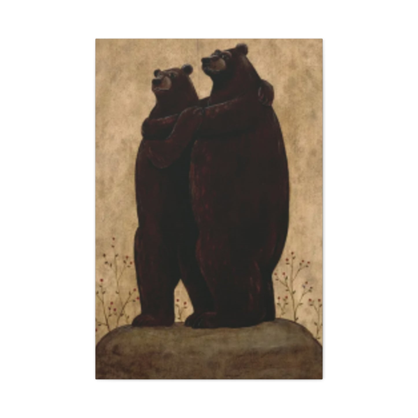 Grizzly Bear Couple Kimble Warren Wall Art & Canvas Prints