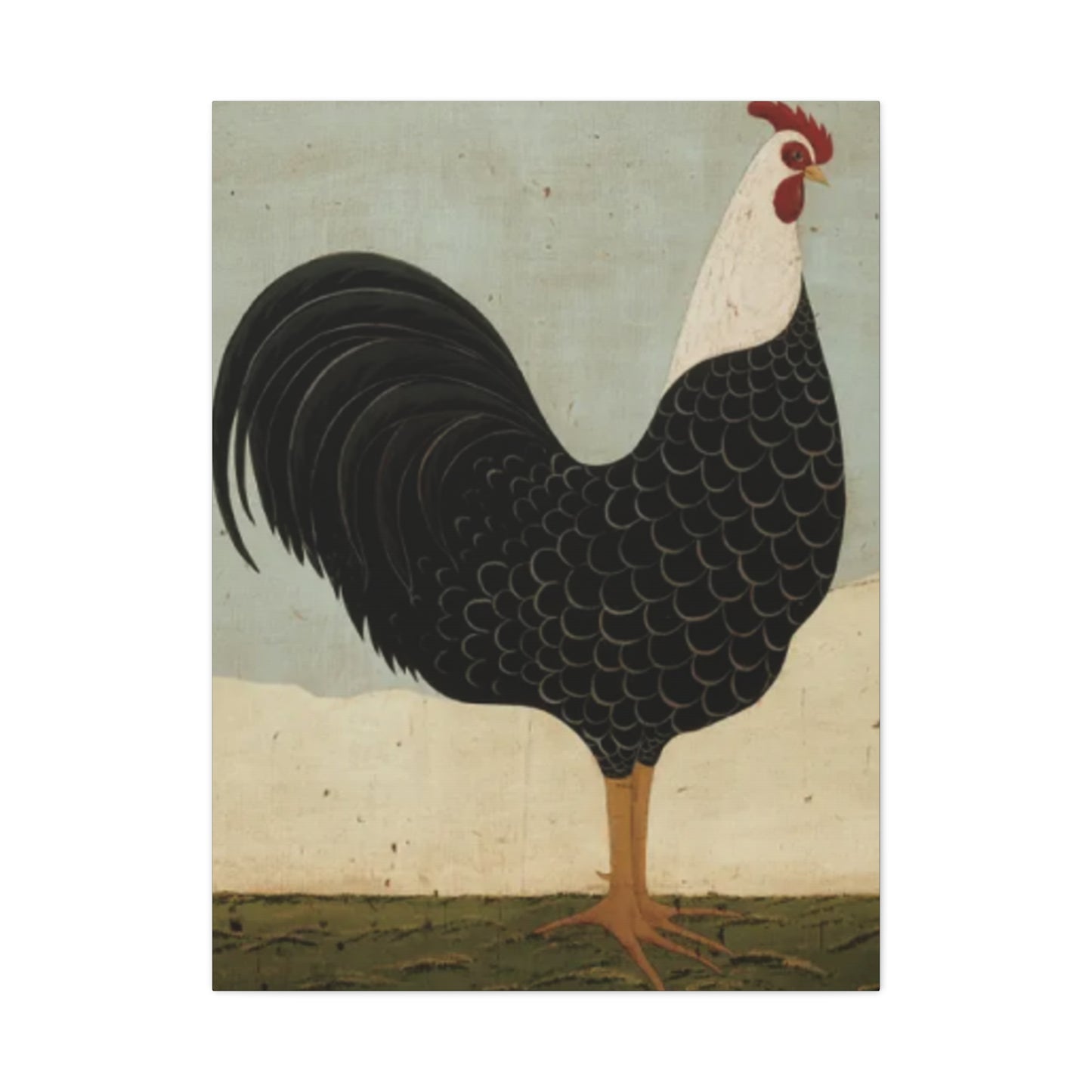 Black Chicken Kimble Warren Wall Art & Canvas Prints