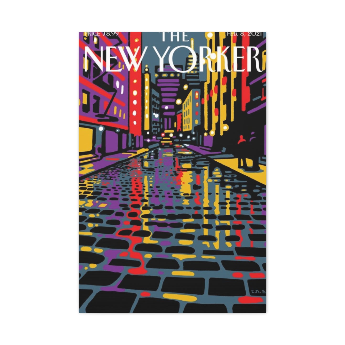 New Yorker Streets In New York City Wall Art & Canvas Prints