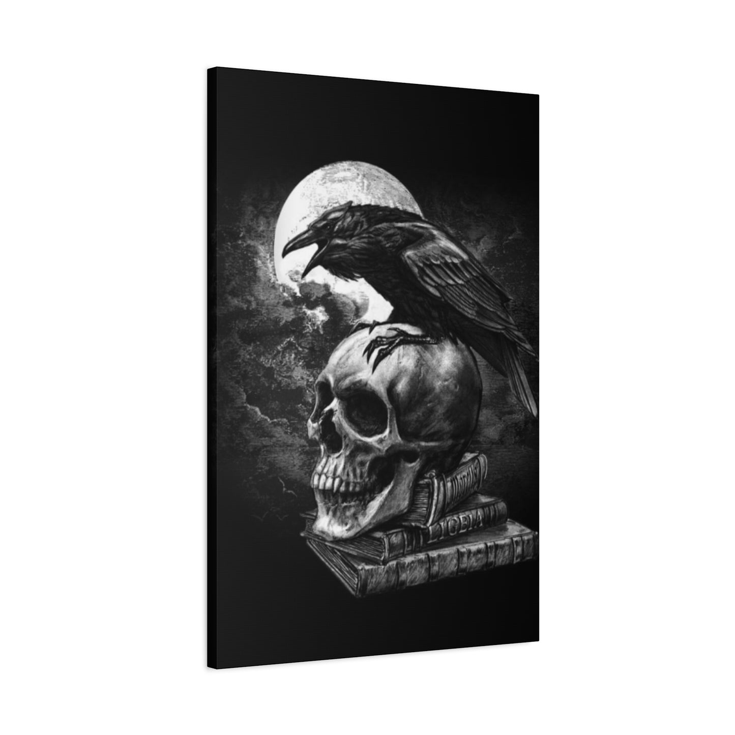 Scary Crow Skull Wall Art & Canvas Prints