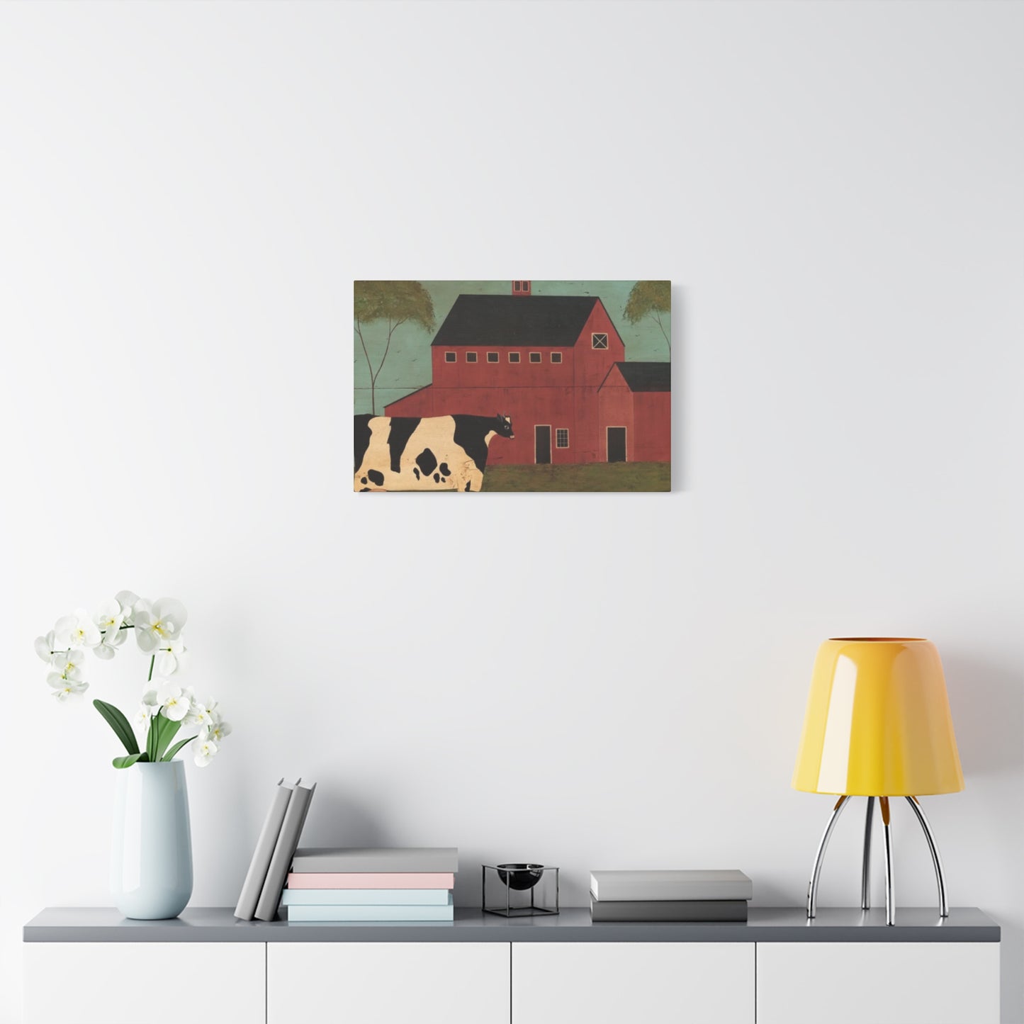 Cow in The Farm Kimble Warren Wall Art & Canvas Prints