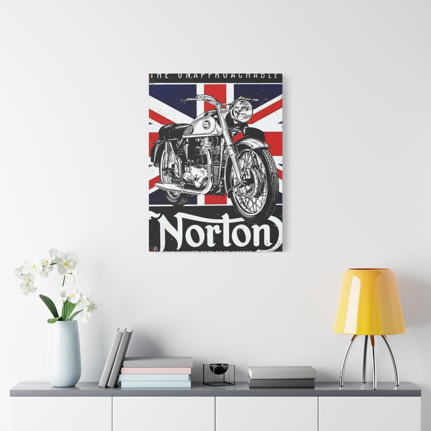 Classic British Motorcycle Wall Art & Canvas Prints