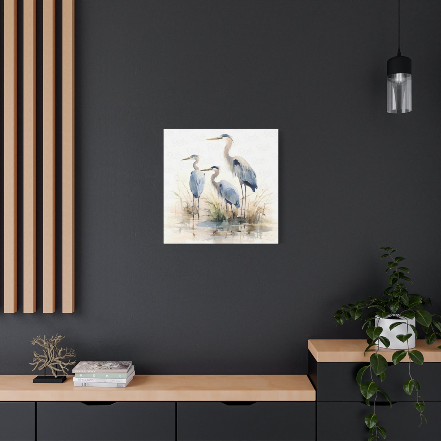 Three Herons Wall Art & Canvas Prints