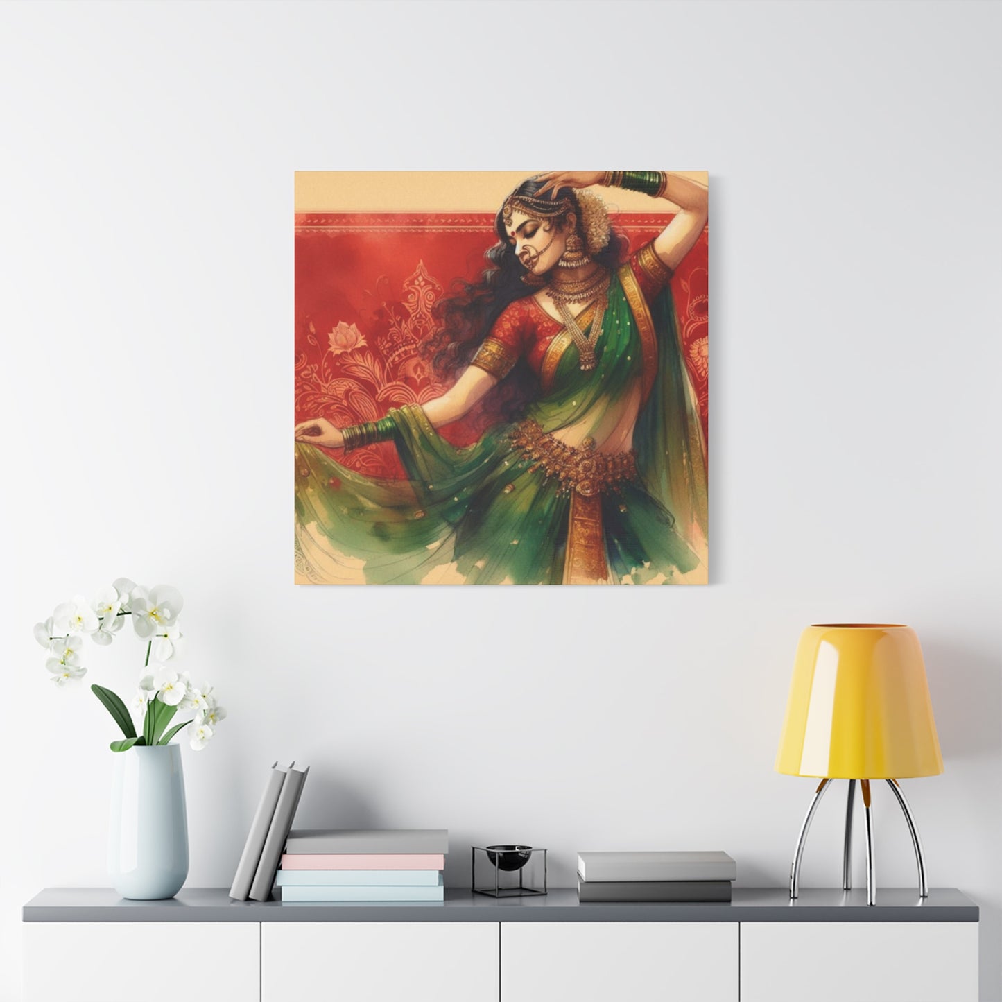 Indian Women Dancing Wall Art & Canvas Prints