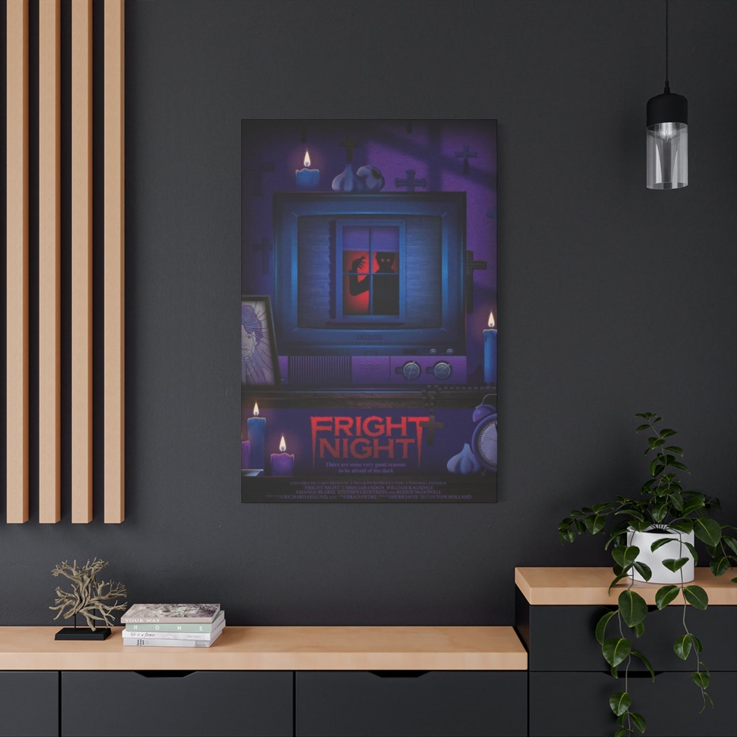 Fright Night Horror Movie Poster Wall Art & Canvas Prints