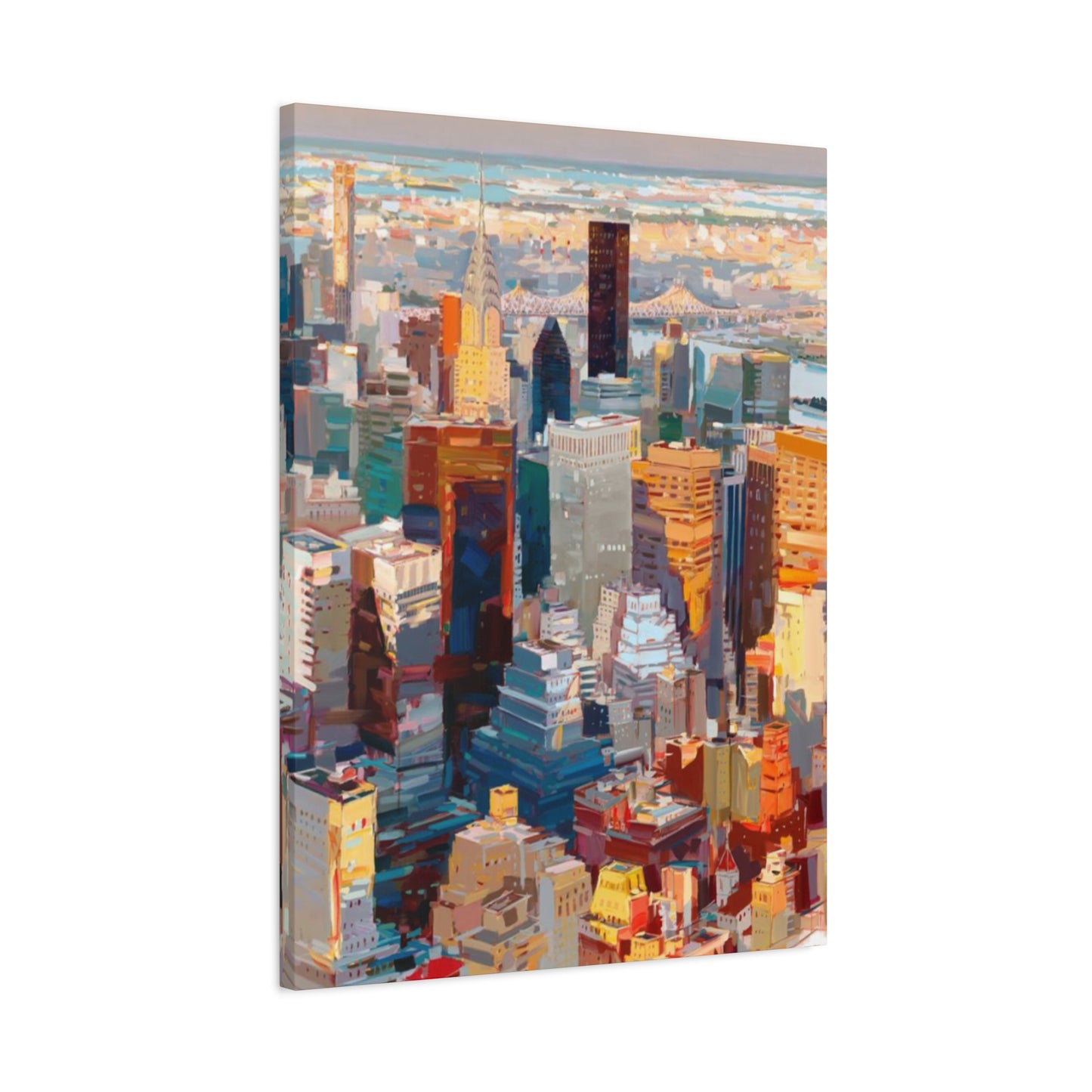 Manhattan City Skyline NYC Skylines Wall Art & Canvas Prints