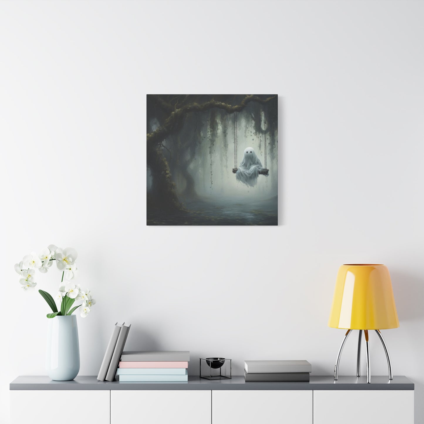 Swinging Ghost Wall Art & Canvas Prints