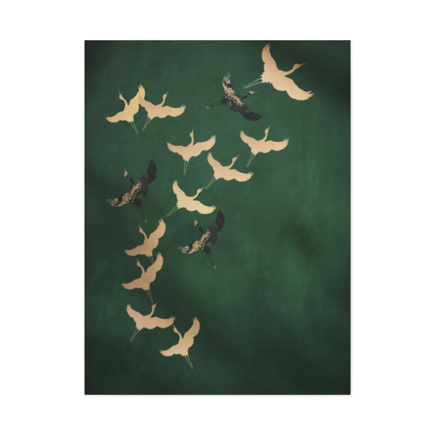 Golden Birds Flying Wall Art & Canvas Prints