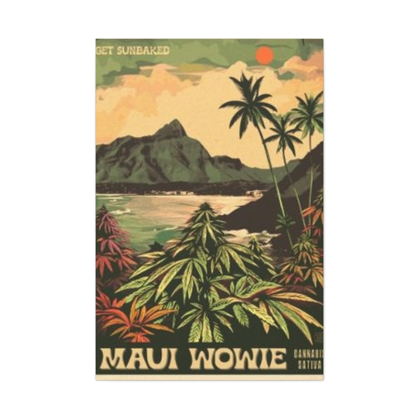 Maui Wowie Marijuana Wall Art & Canvas Prints