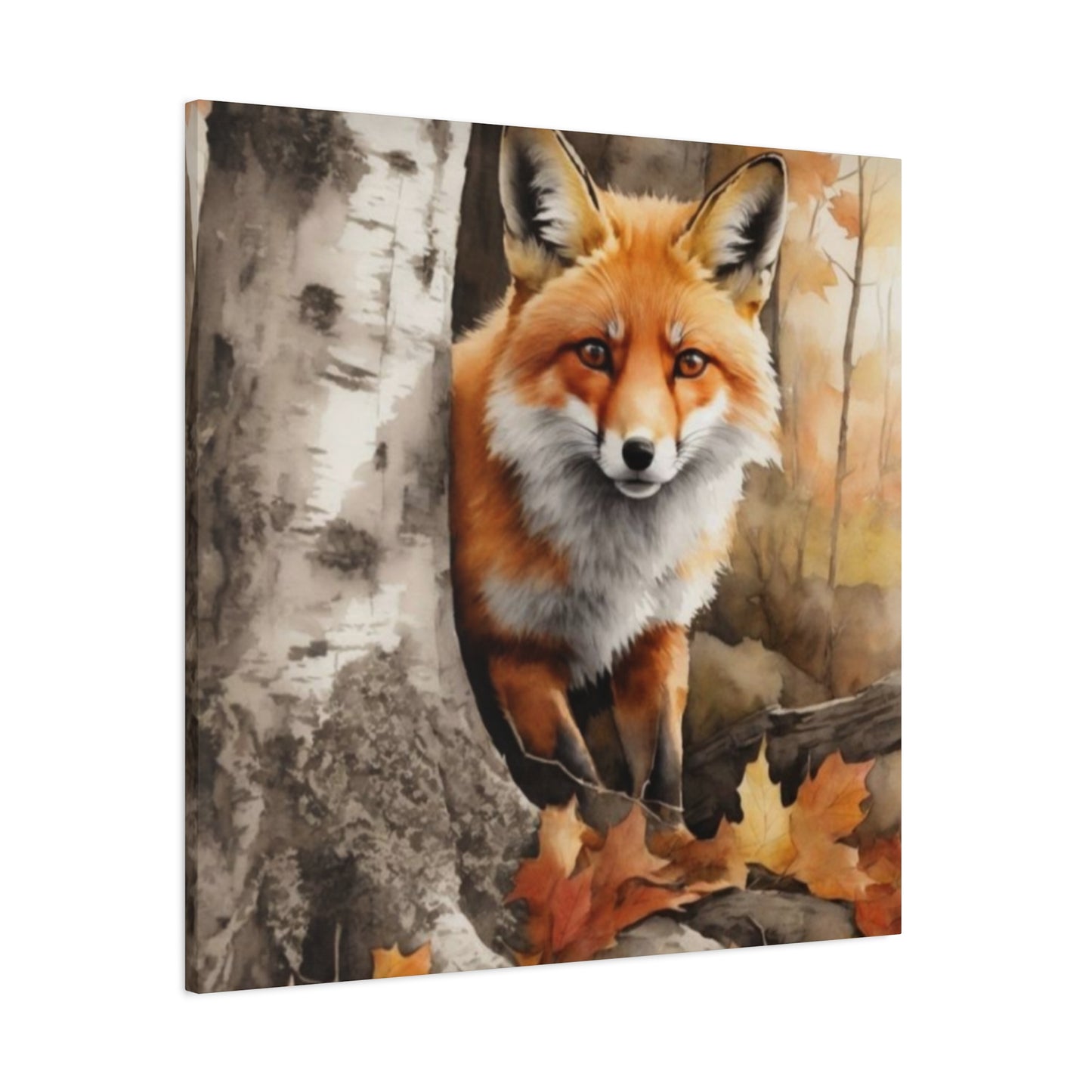 Little Baby Fox Wall Art & Canvas Prints