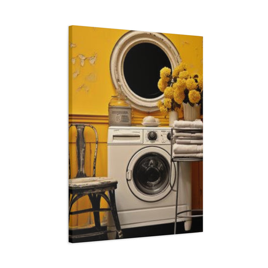 Washer in Beautiful Laundry room Wall Art & Canvas Prints