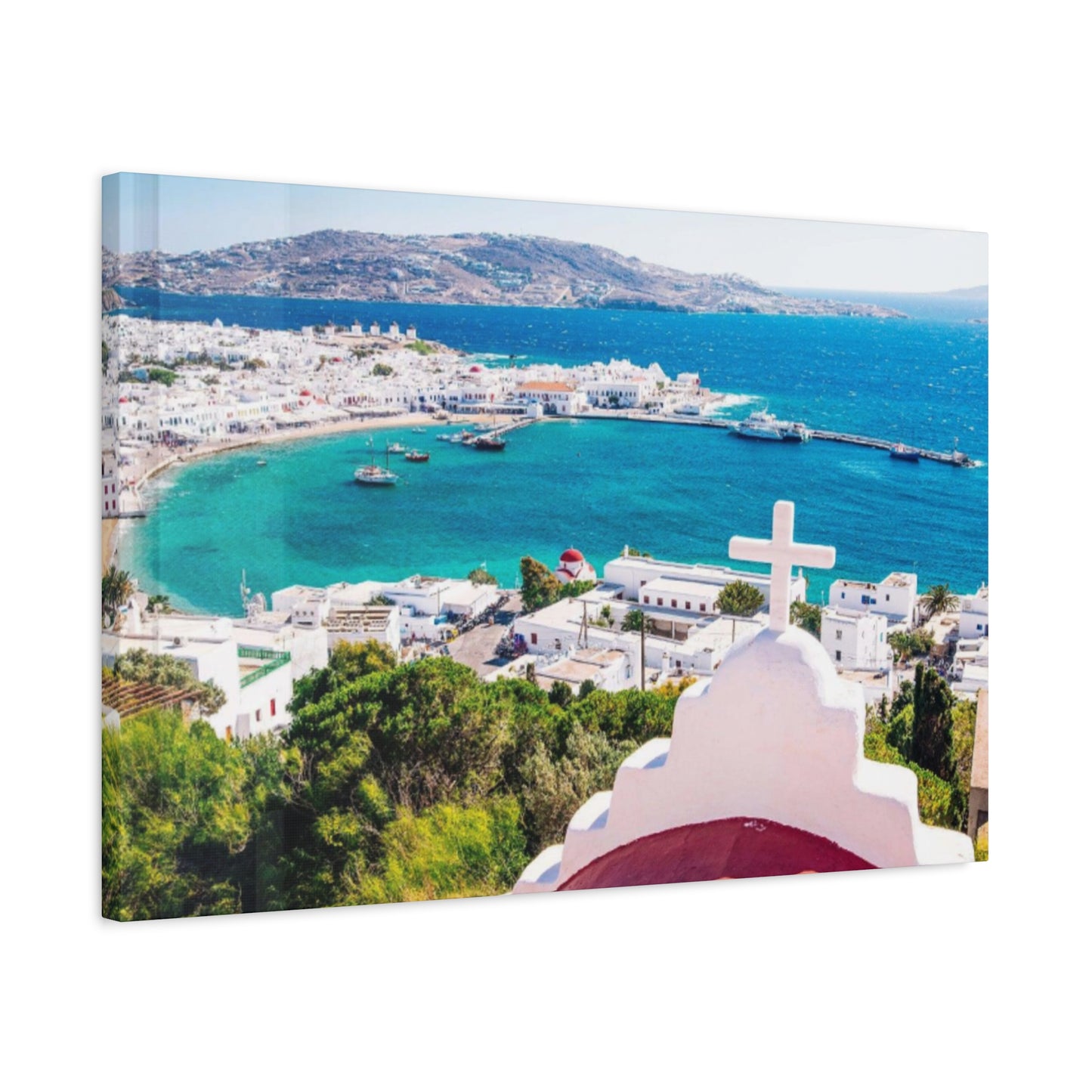 Greece Church Wall Art & Canvas Prints