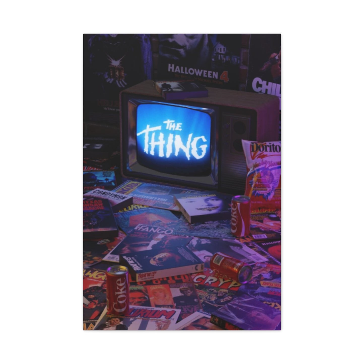 The Thing Horror Movie Poster Wall Art & Canvas Prints